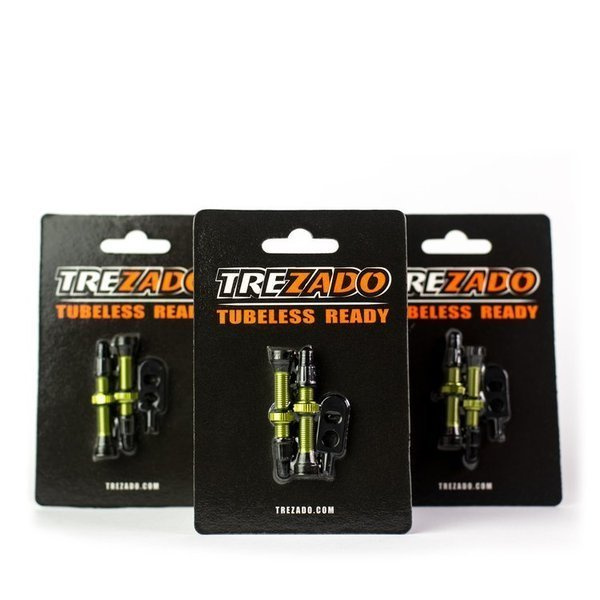 Trezado Tubeless VALVE green - set 12 pair