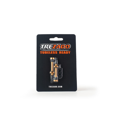 Trezado Schrader Tubeless Valves black - 2 psc.