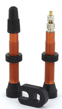 WYCOFANE Trezado valves for tubeless, orange, 2pcs.