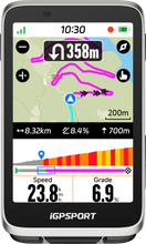 Licznik rowerowy GPS iGPSPORT BiNavi Srebrny