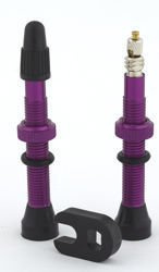 WYCOFANE Trezado valves for tubeless, purple, 2pcs.