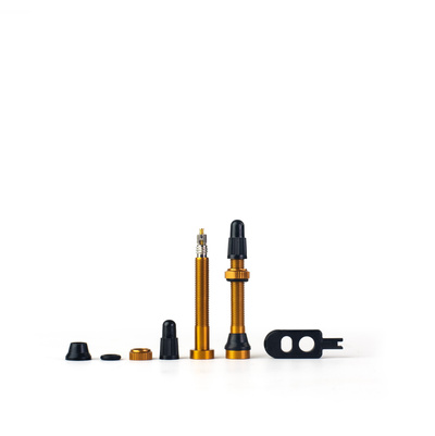 Trezado Schrader Tubeless Valves black - 2 psc.