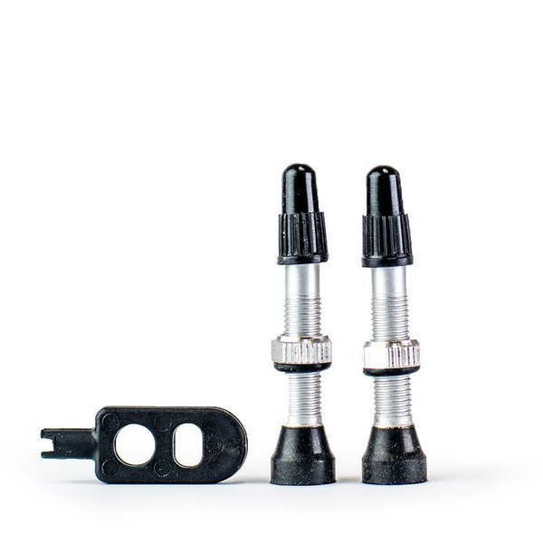 Trezado Tubeless Valves silver - 2 psc.