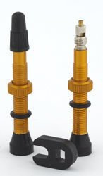 WYCOFANE Trezado valves for tubeless, gold, 2pcs.