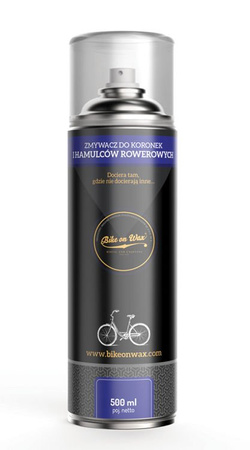 Bike on Wax - Zmywacz do koronek i hamulców rowerowych - areozol 500 ml