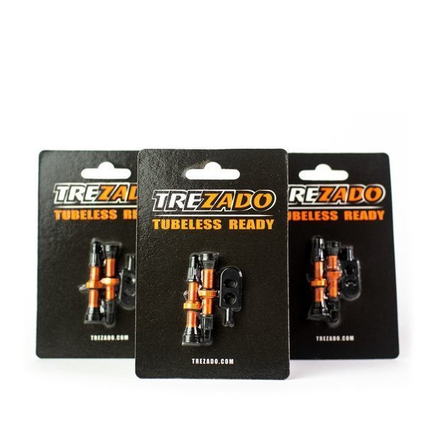 Trezado Tubeless VALVE orange - set 12 pair
